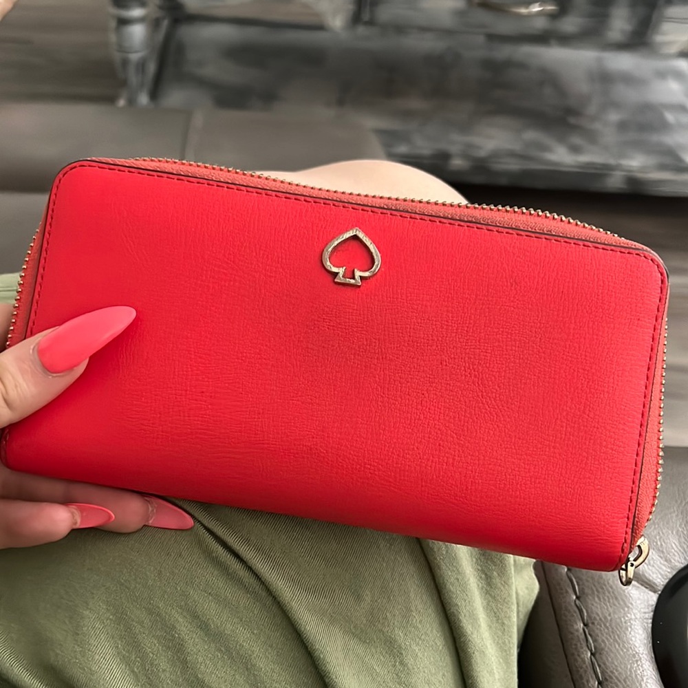 Red Kate Spade Wallet